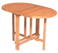 MX Gartentisch Oval I FSC ® Eukalyptusholz 120 x 60 x 74 cm